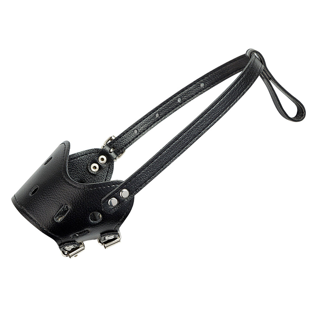 Leather Dog Muzzle – Adjustable & Breathable