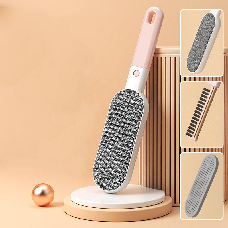 Double-Sided Pet Hair Remover Brush for Furniture & Clothing