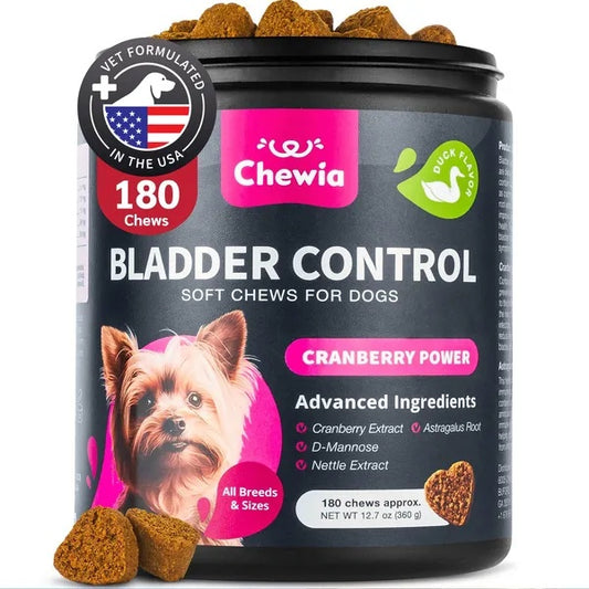 Dog Cranberry Supplement – Urinary & Bladder Support