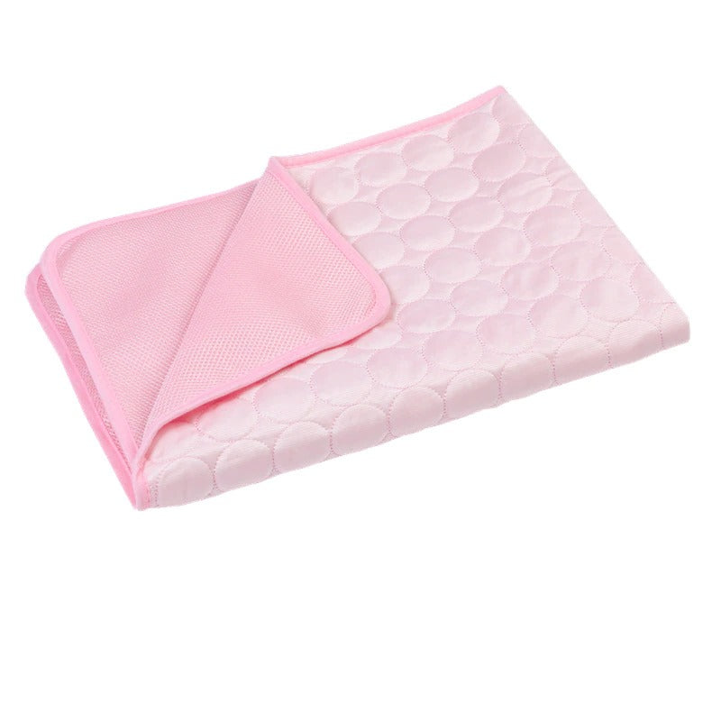 Breathable Ice Silk Cooling Pad for Pets