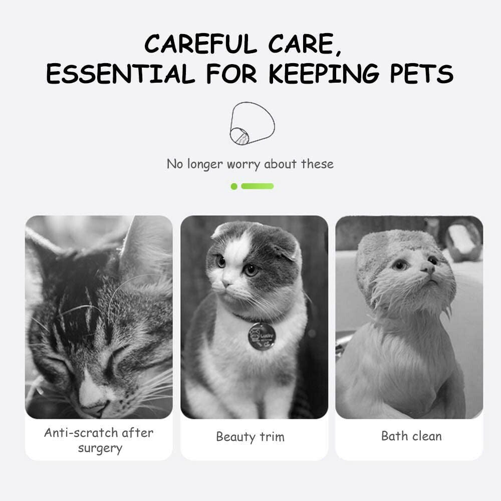 Protective Elizabethan Collar for Cats & Puppies