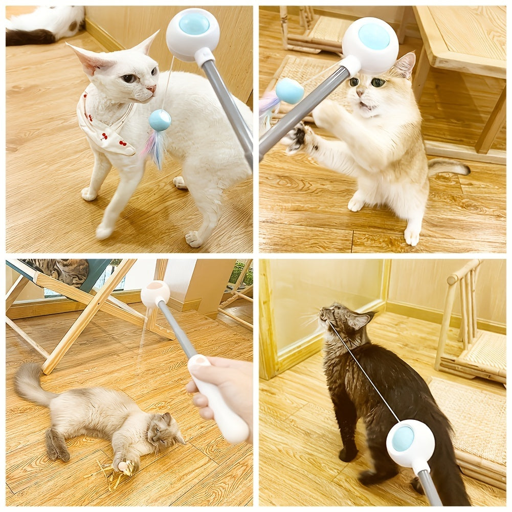 Retractable Cat Teaser Wand