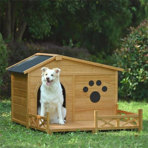 Wooden Dog House – Medium