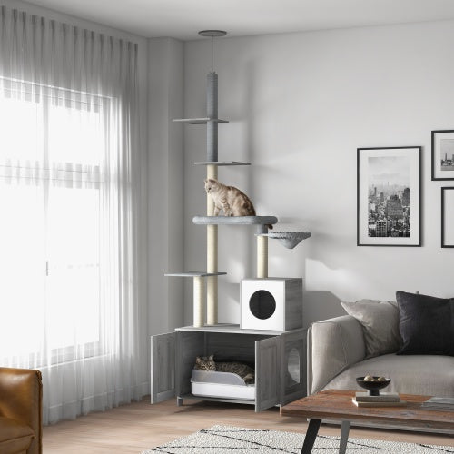 Floor-to-Ceiling Cat Tower