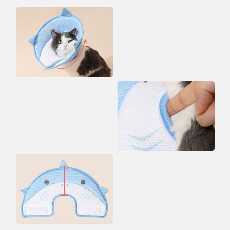 Comfortable Elizabethan Cone for Cats & Puppies