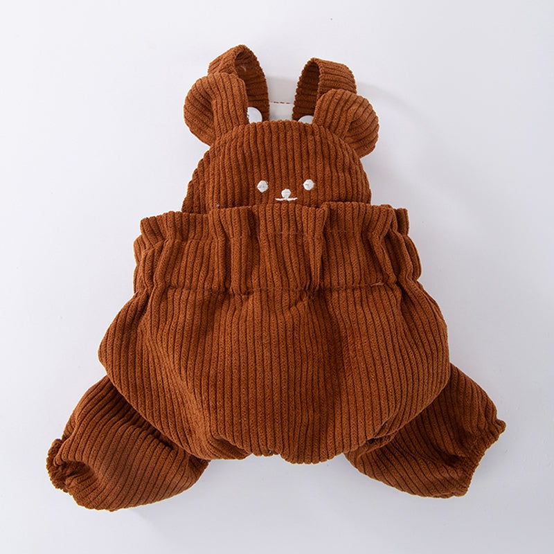 Autumn & Winter Velvet Puppy Jumpsuit