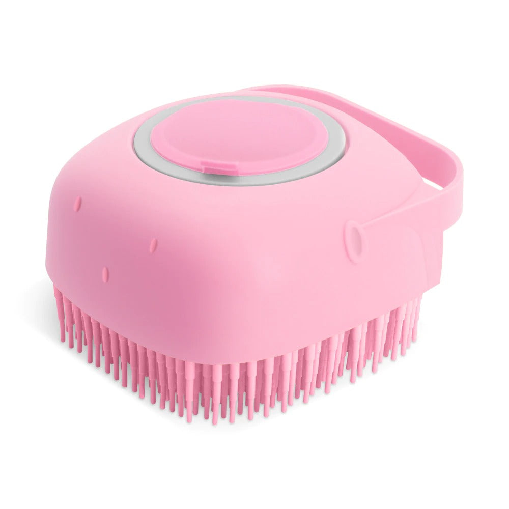 Silicone Pet Shampoo Massage Brush for Dogs & Cats