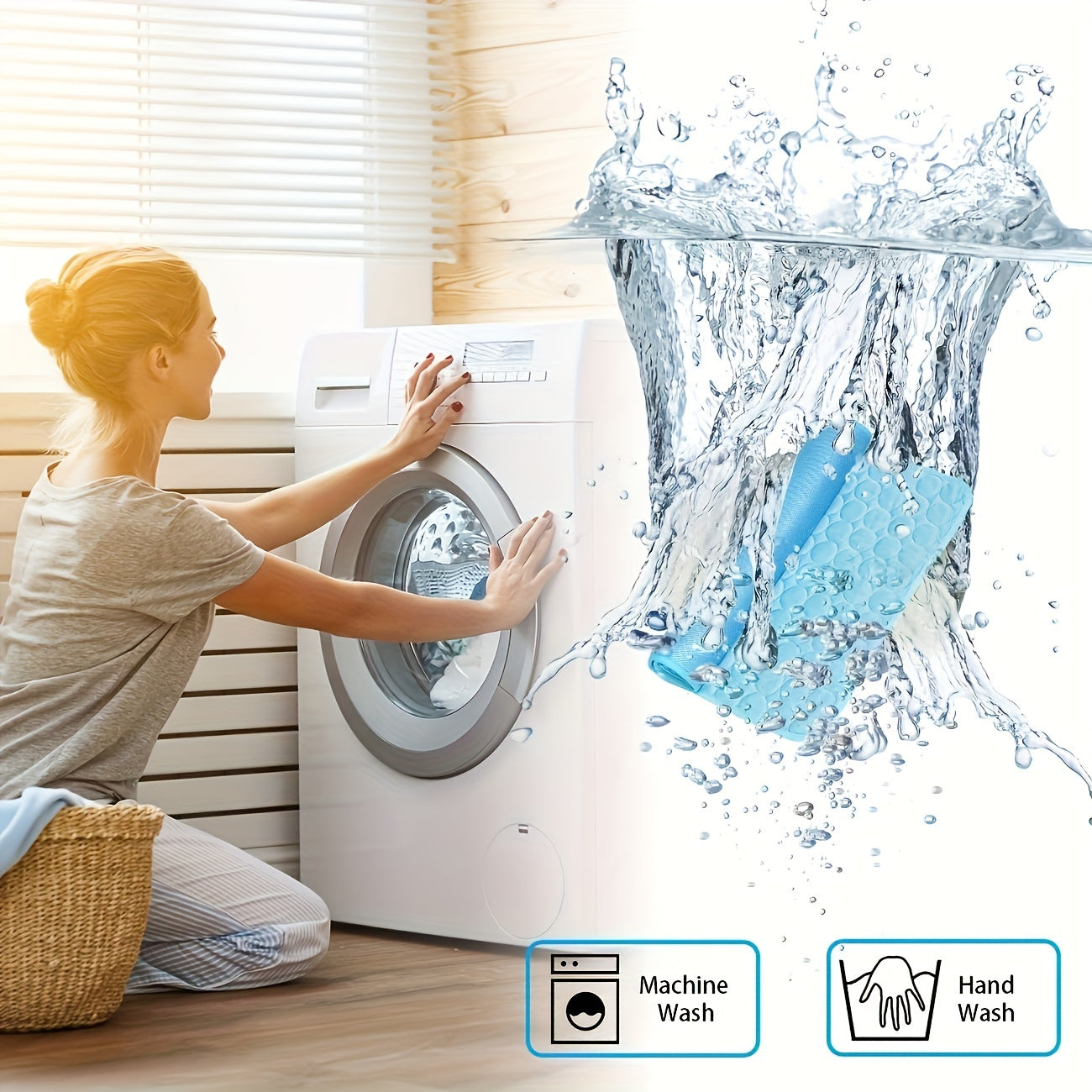 Breathable Ice Silk Cooling Pad for Pets