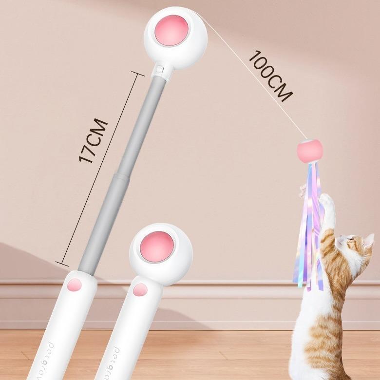 Retractable Laser Cat Toy Wand