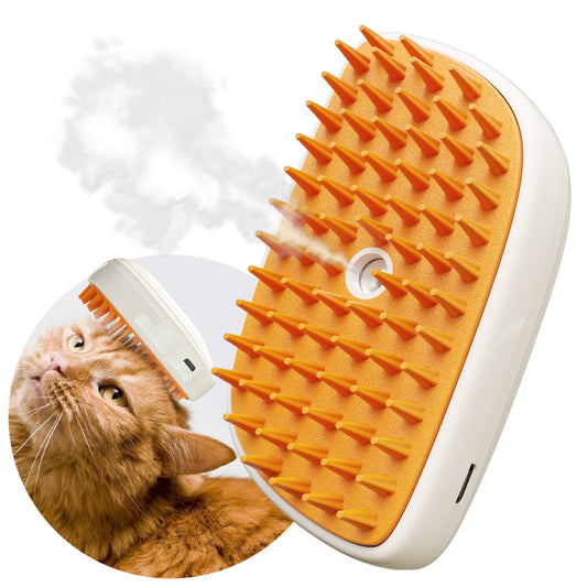 4-in-1 Steam Grooming Brush for Cats & Dogs