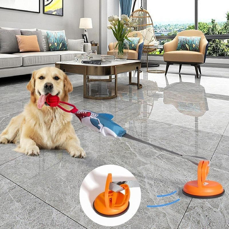 Shark Suction Cup Rope Chew Toy