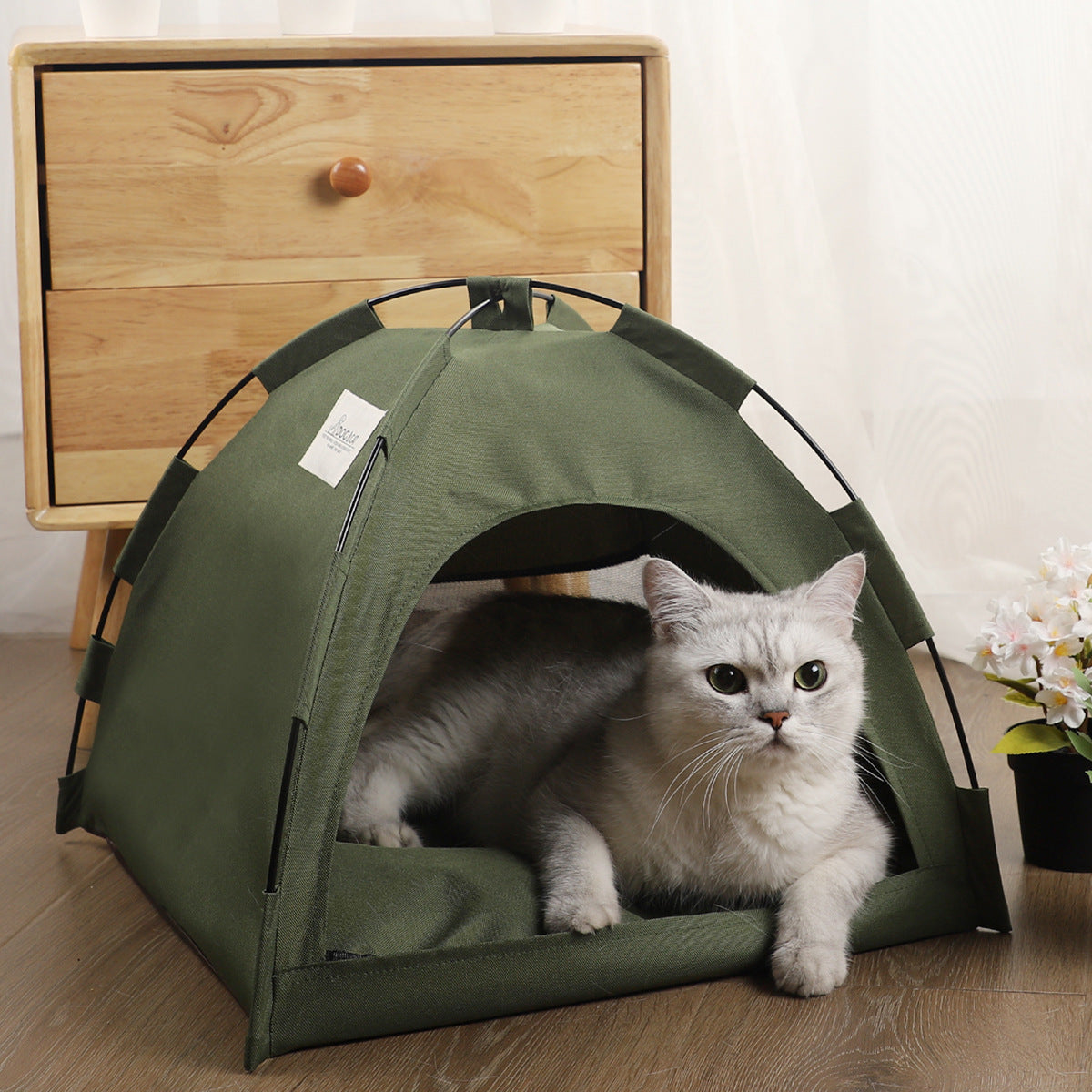 Cat Tent Bed with Cooling Pad