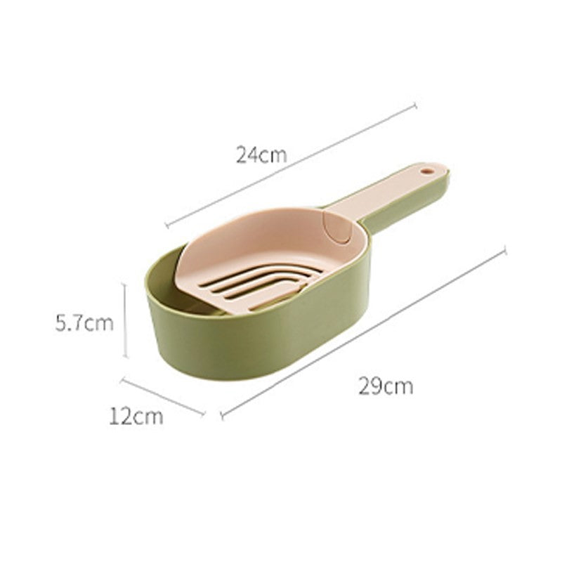Self-Cleaning Cat Litter Scoop for Litter Box & Sandbox