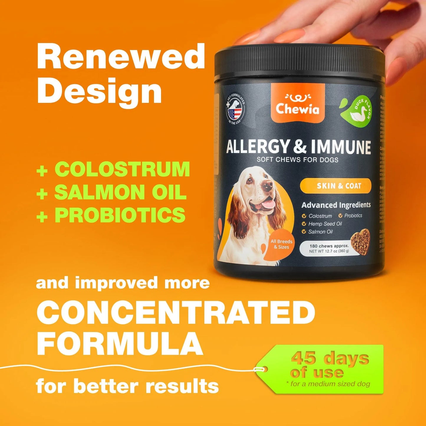 Dog Allergy Relief Chews – Itch & Skin Support