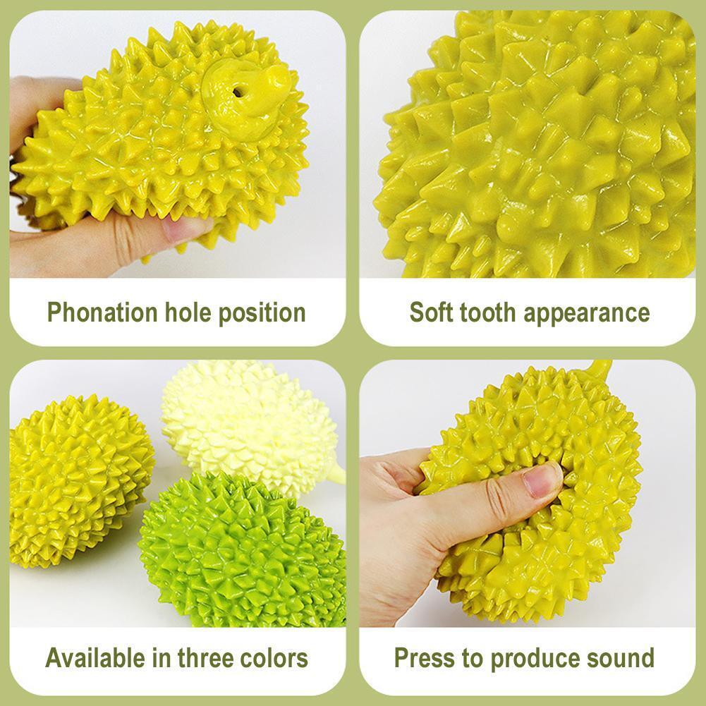 Durian Chew Ball Dog Toy – Bite-Resistant