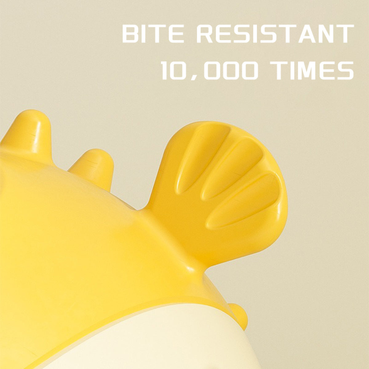 Durable Fish-Shaped Dog Chew Toy – Squeaky & Teeth Cleaning