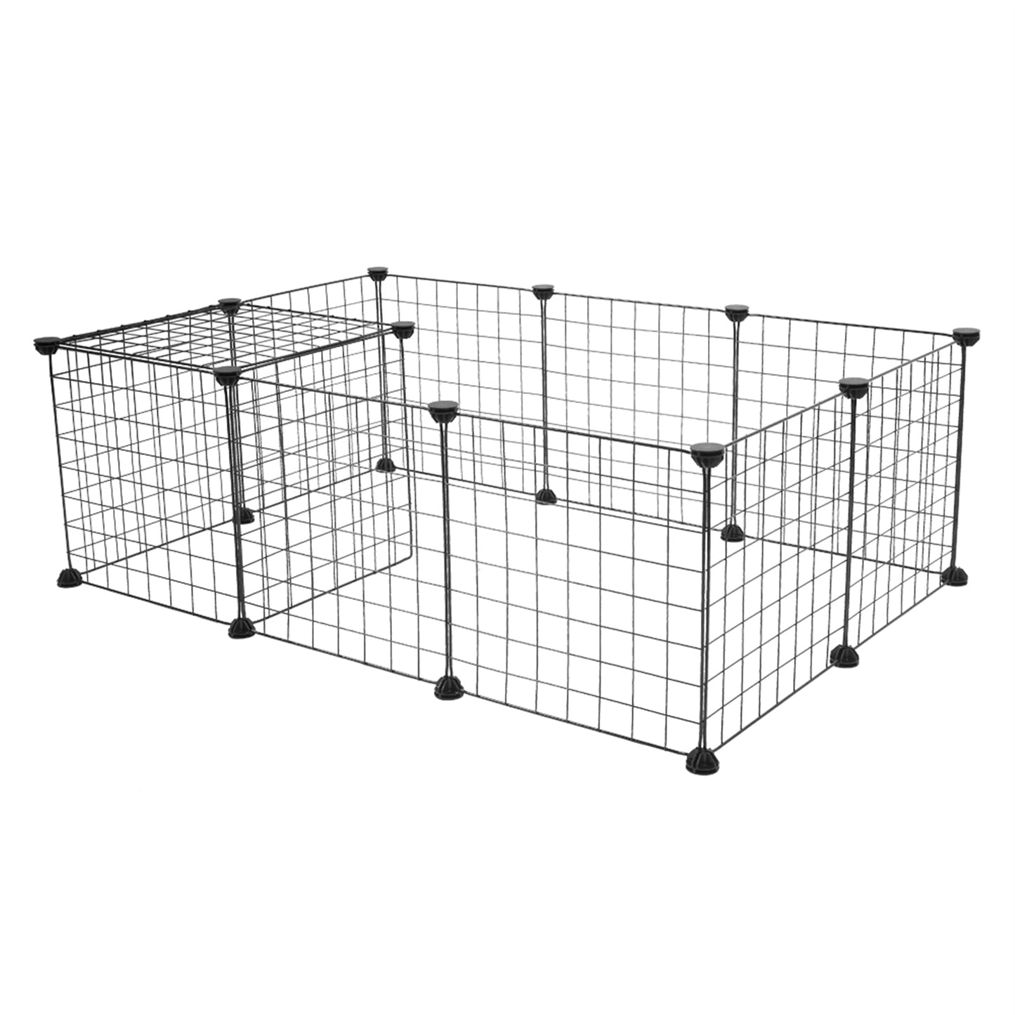 Portable Pet Playpen – Indoor Metal Wire Fence for Small Animals, Rabbits & Guinea Pigs