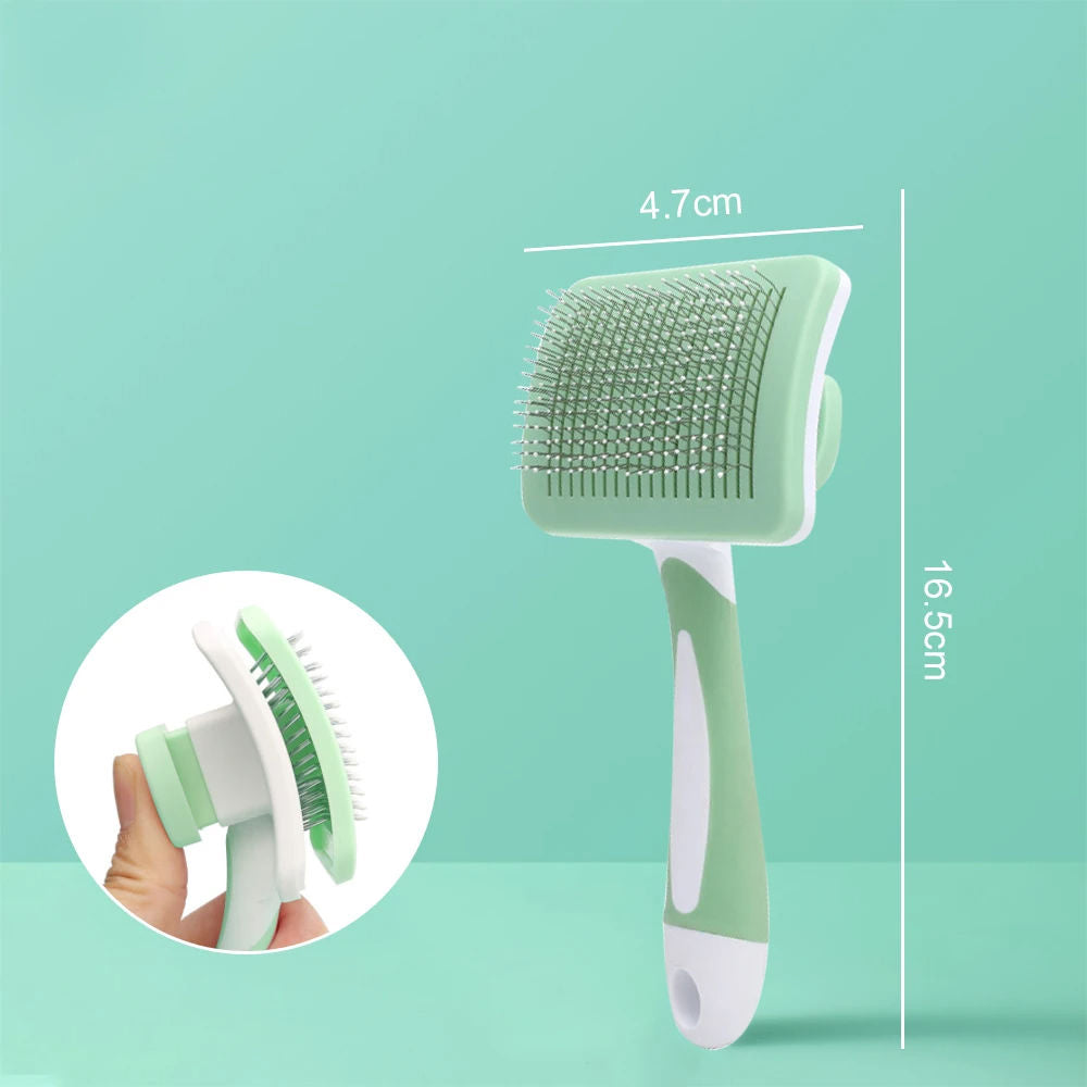Self-Cleaning Slicker Brush for Dogs & Cats