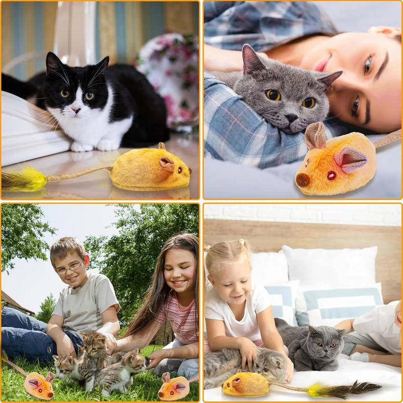 LED Interactive Cat Mouse Toy – Rechargeable