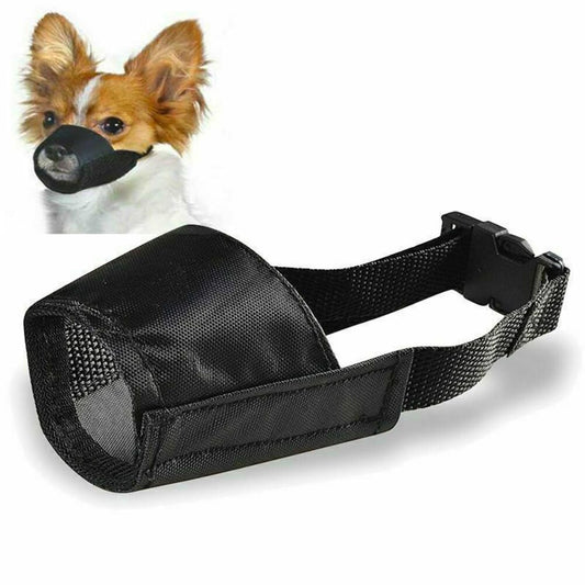 Adjustable Nylon Dog Muzzle – Soft & Breathable