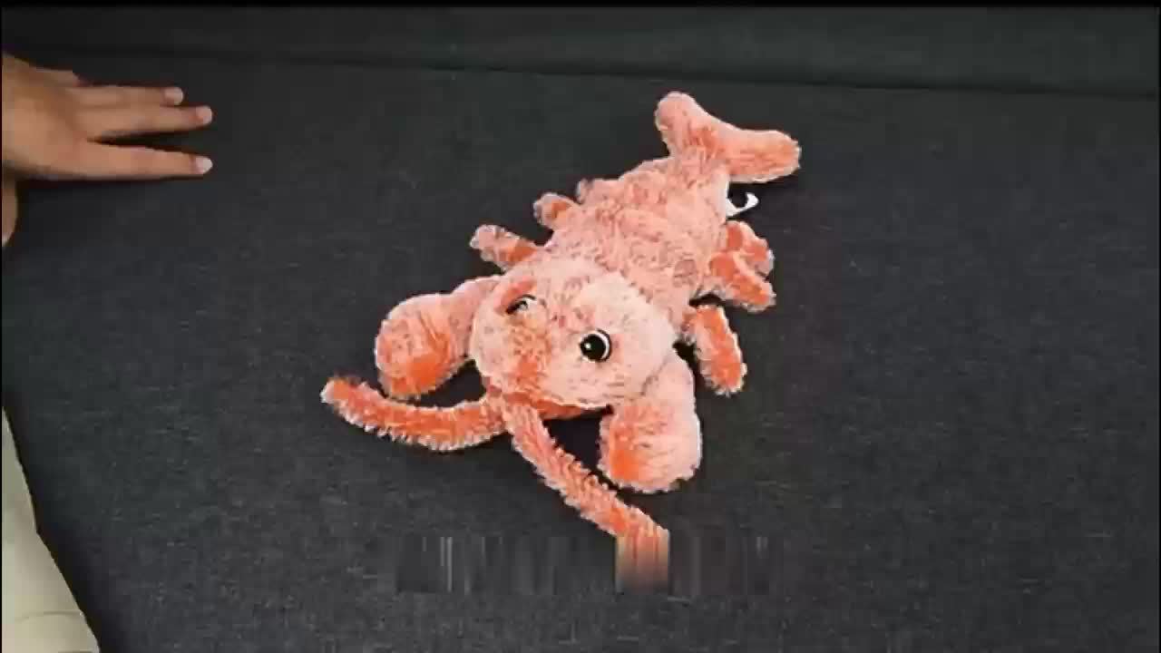 Interactive Lobster Plush Toy