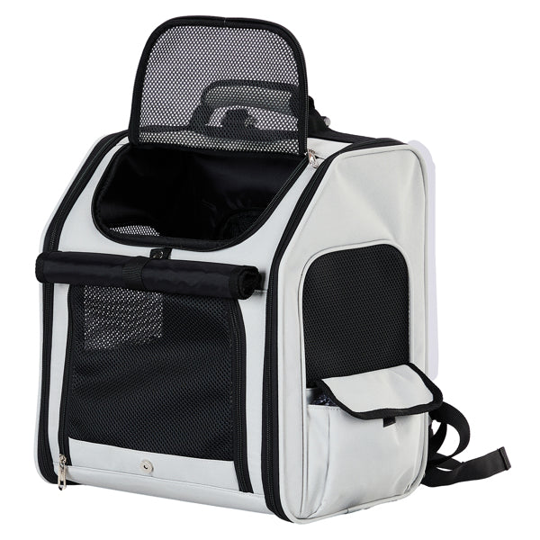 Expandable Pet Carrier Backpack for Cats & Small Dogs