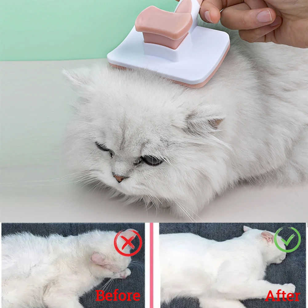 Self-Cleaning Slicker Brush for Dogs & Cats