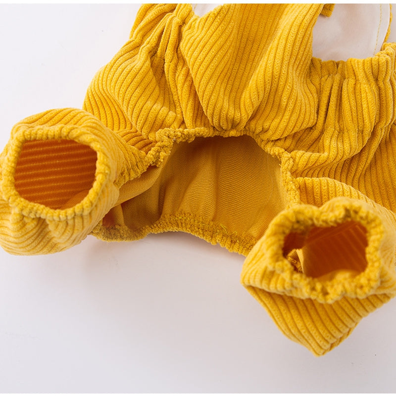 Autumn & Winter Velvet Puppy Jumpsuit