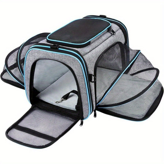 Expandable Soft Pet Carrier – TSA Approved Travel Bag