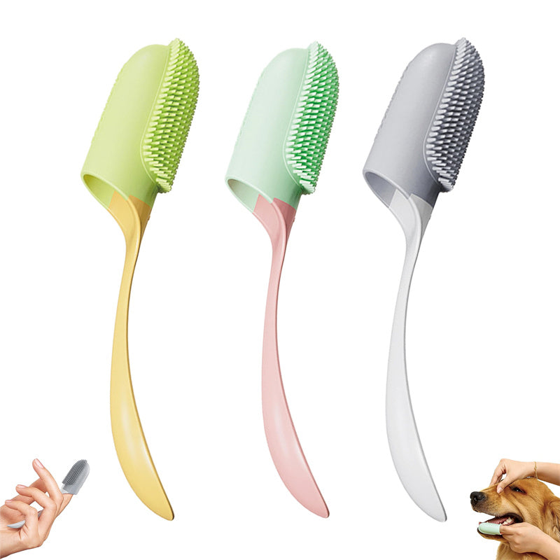 Silicone Finger Toothbrush for Dogs & Cats