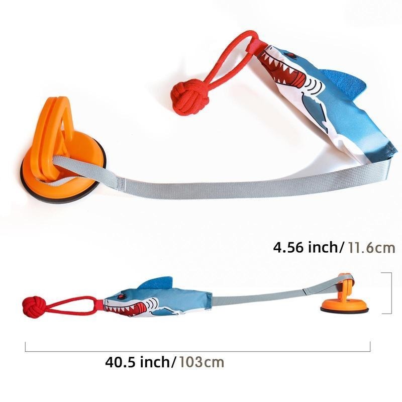 Shark Suction Cup Rope Chew Toy