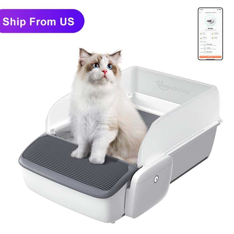Automatic Self-Cleaning Cat Litter Box – Smart & Odor-Free
