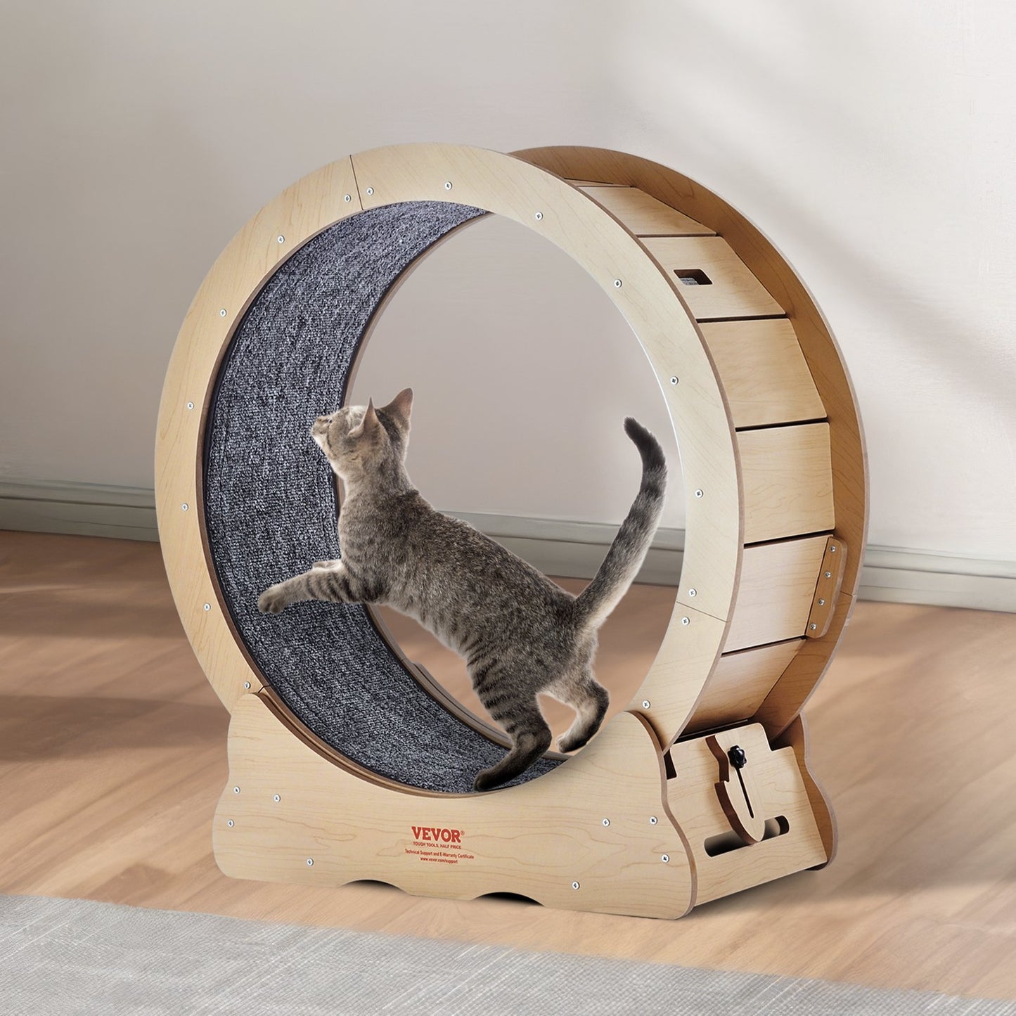 Cat Exercise Wheel Large Cat Treadmill Wheel For Indoor Cats 29.5 Inch