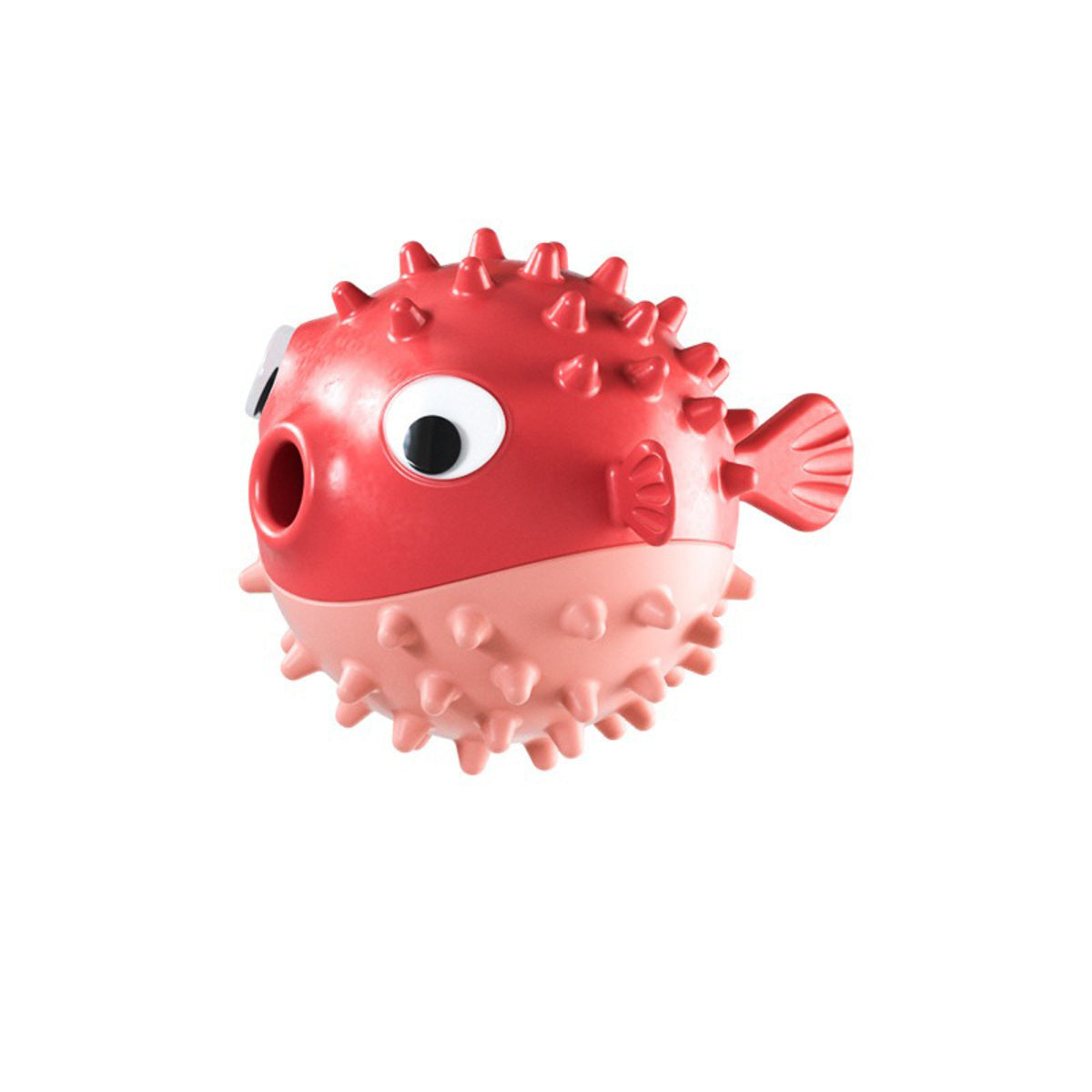 Durable Fish-Shaped Dog Chew Toy – Squeaky & Teeth Cleaning