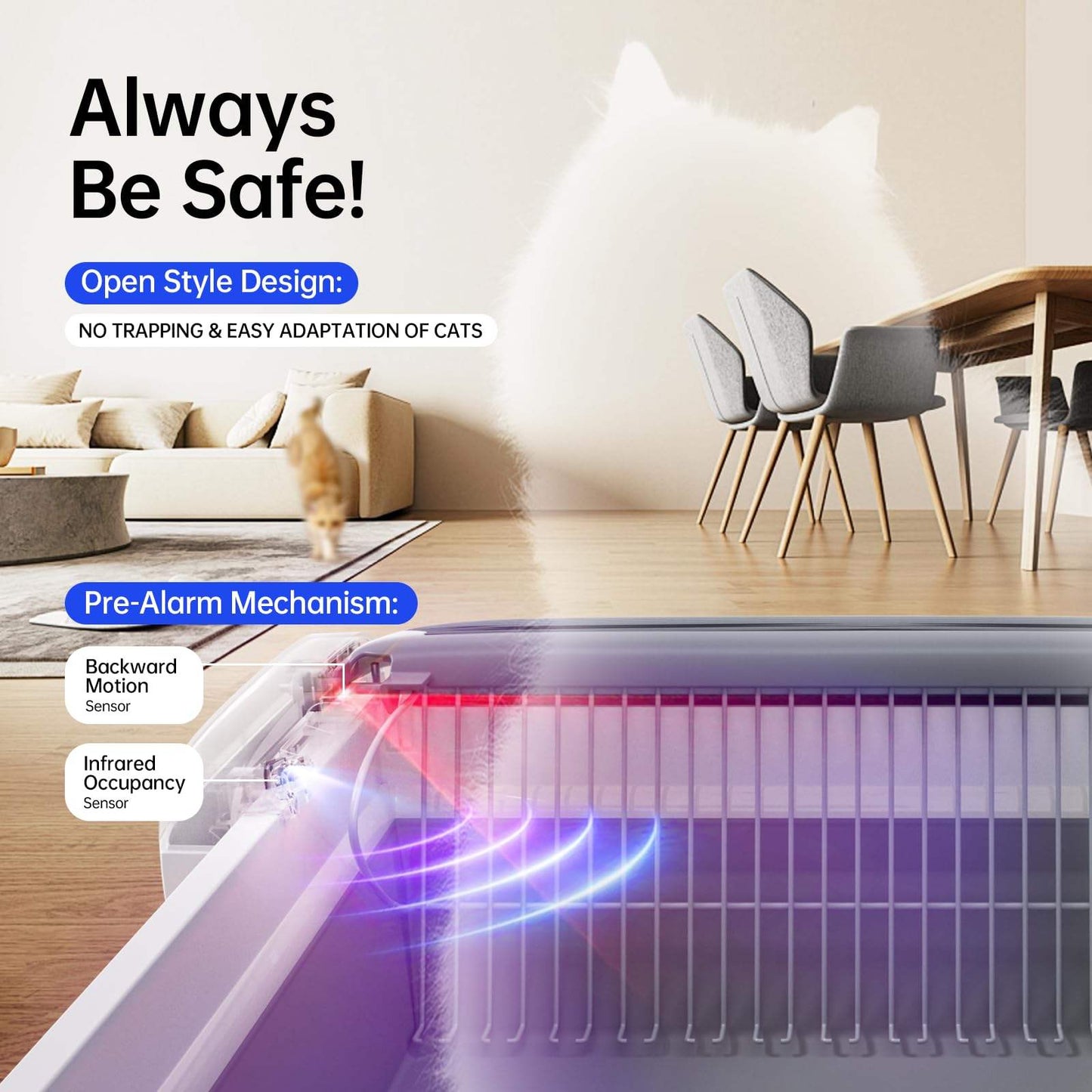 Automatic Self-Cleaning Cat Litter Box – Smart & Odor-Free