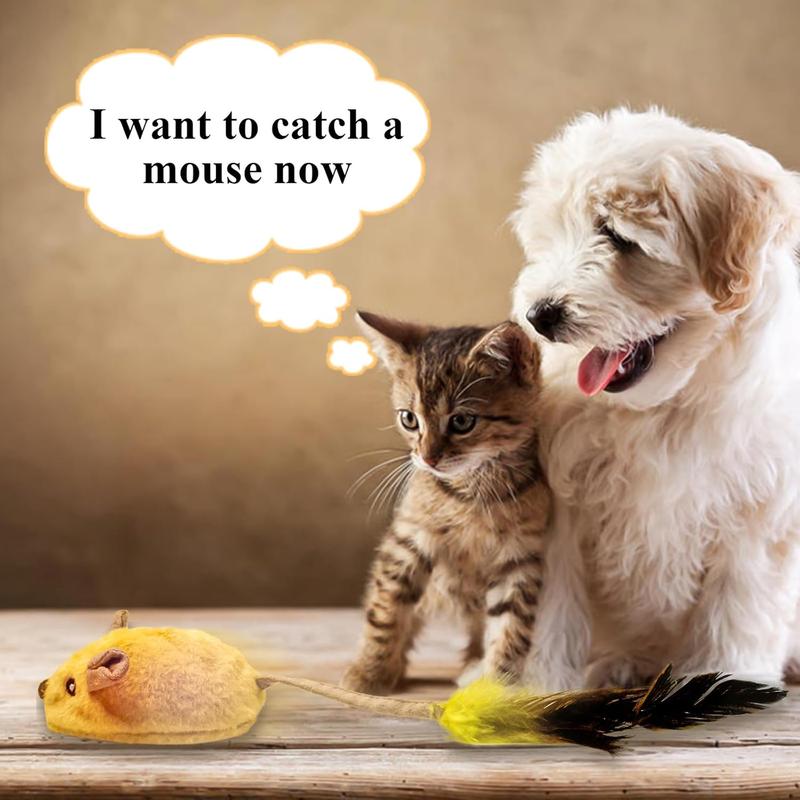 LED Interactive Cat Mouse Toy – Rechargeable