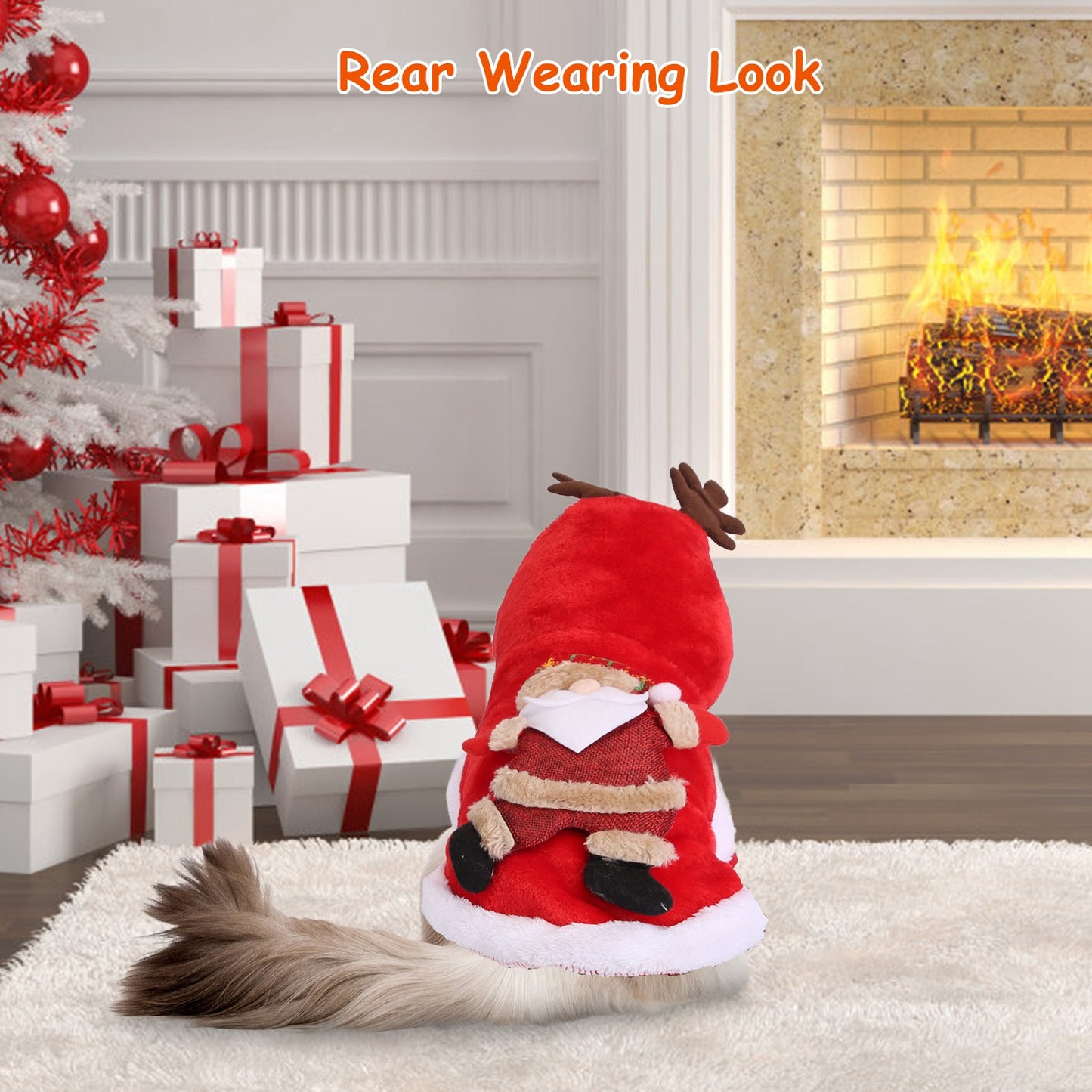 Pet Christmas Costume – Santa & Reindeer