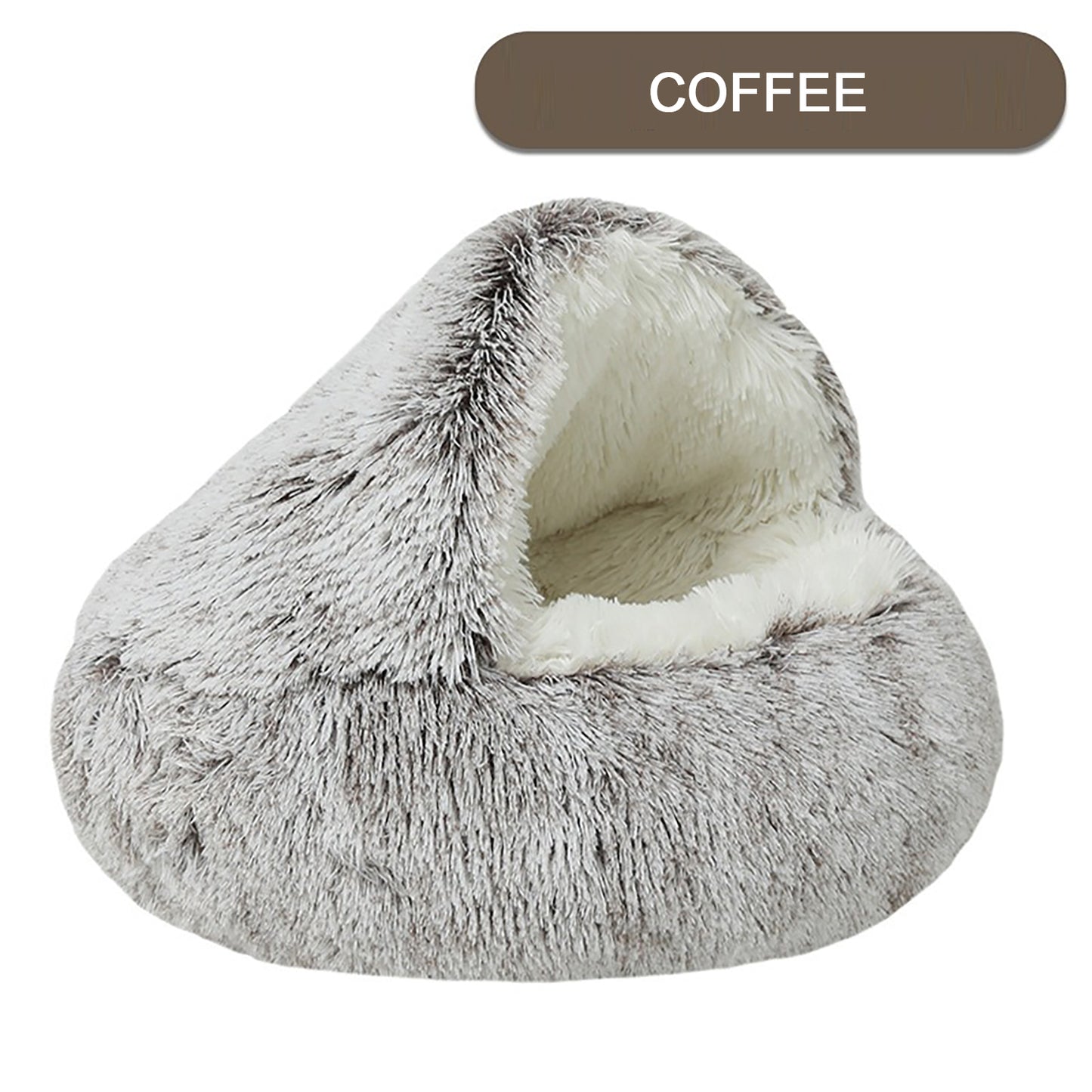 Cozy Donut Bed for Cats & Small Dogs