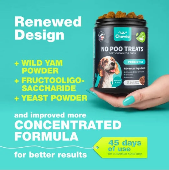 No-Poo Chews for Dogs – Coprophagia & Digestive Support
