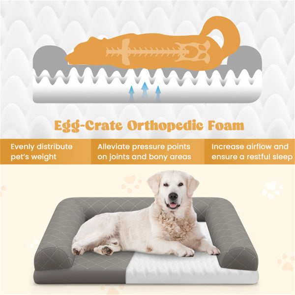 Orthopedic Dog Bed – Supportive Memory Foam Pet Bed