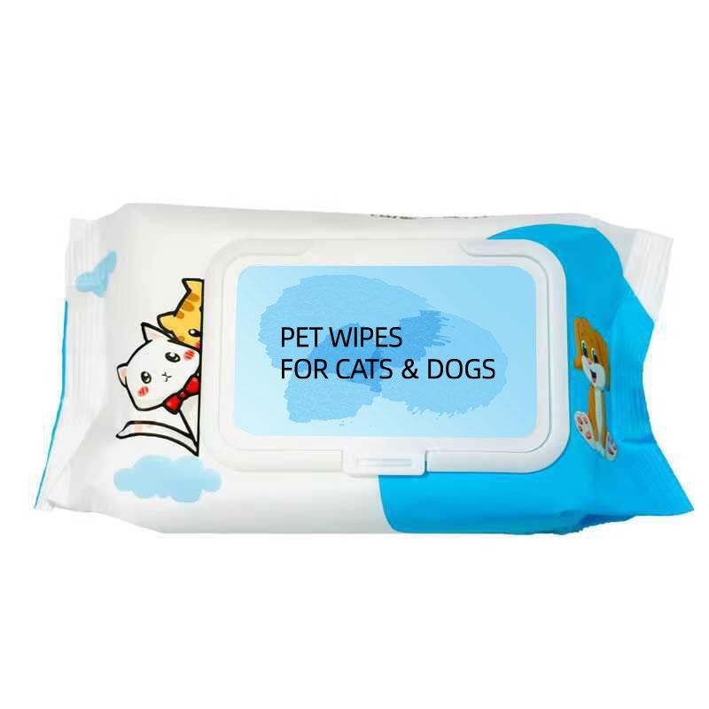 Plant-Based Pet Wet Wipes for Dogs & Cats