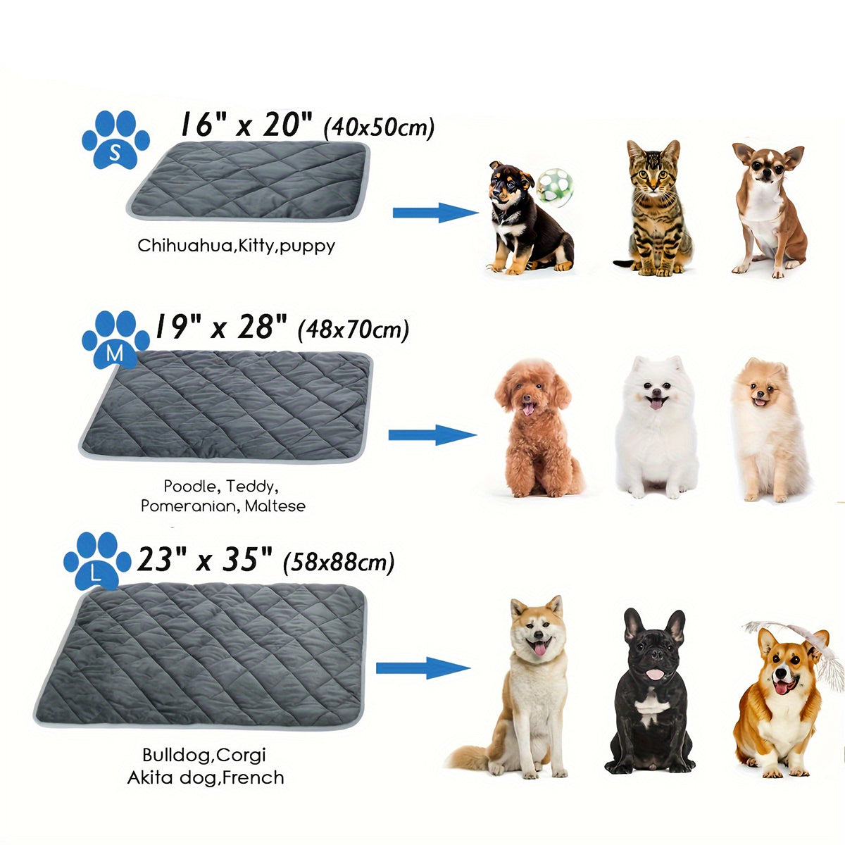 Self-Heating Non-Slip Pet Mat – Extra Warm Thermal Pad for Dogs & Cats