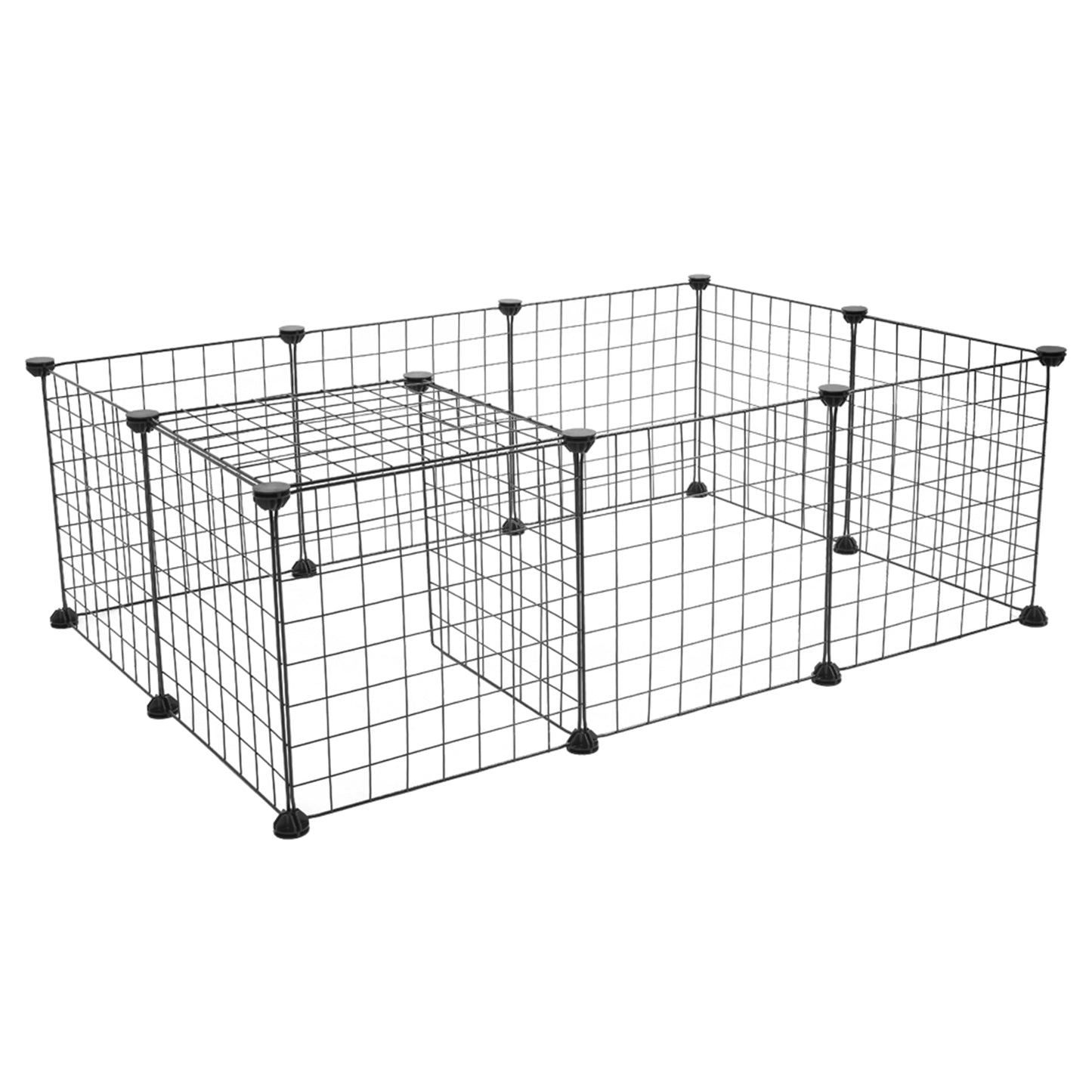 Portable Pet Playpen – Indoor Metal Wire Fence for Small Animals, Rabbits & Guinea Pigs