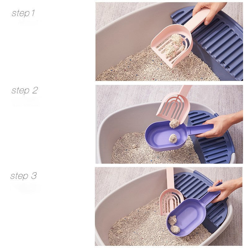 Self-Cleaning Cat Litter Scoop for Litter Box & Sandbox