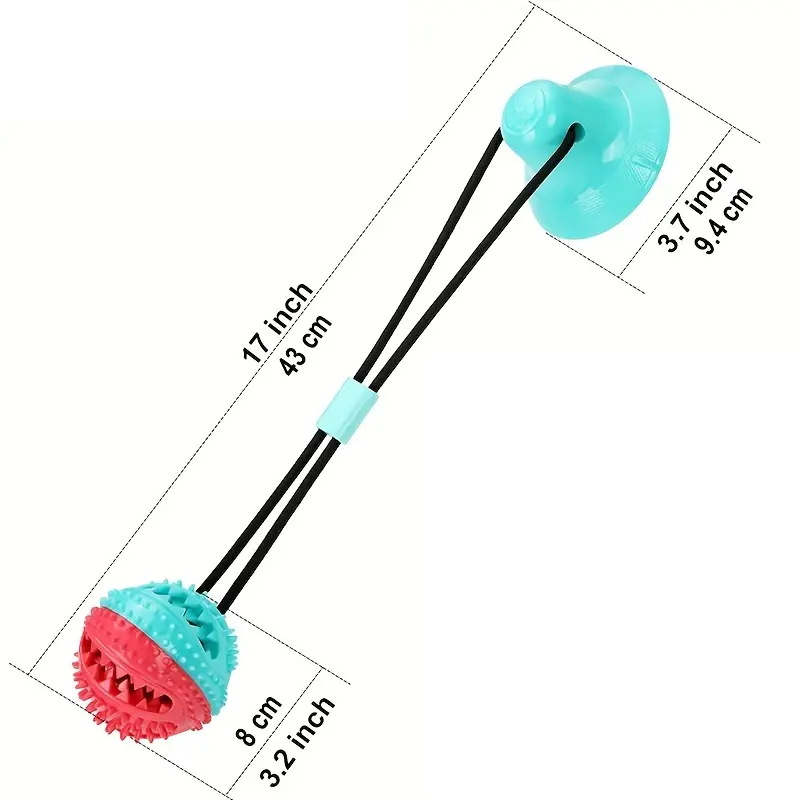 Suction Cup Tug-of-War Dog Toy