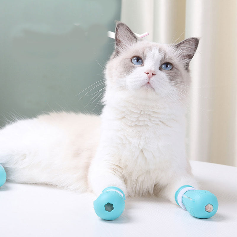 Anti-Scratch Claw Protection Boots for Cats