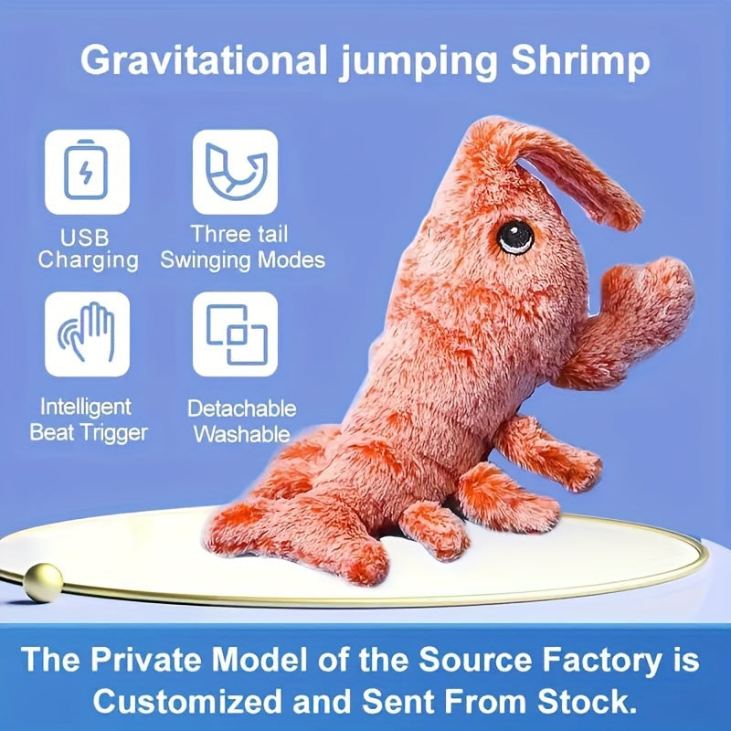 Interactive Lobster Plush Toy