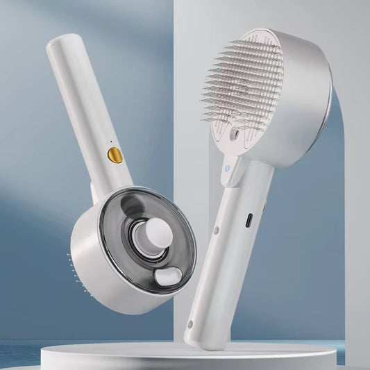 3-in-1 Electric Steam Brush for Cats & Dogs