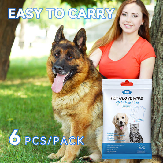 Pet Cleaning Wipes Gloves for pets