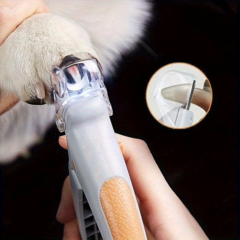 LED Pet Nail Trimmer with Magnifying Glass